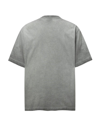 TALKLESSFASHION Gray Washed T-Shirts—4398