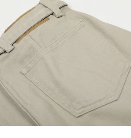 TALKLESSFASHION GXFortune American Retro Commuter Belt Machete Jeans Men's and Women's Trendy Loose Straight Casual Pants