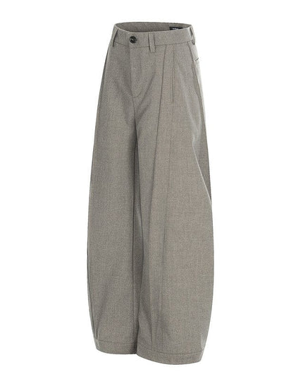 TALKLESSFASHION GXFortune American Three-Dimensional Silhouette Trousers Men's Straight Loose Premium Drape Casual Commuter Suit Pants