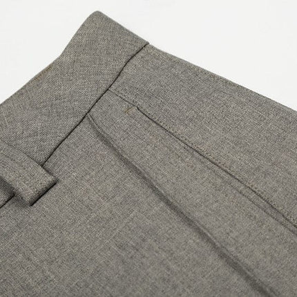 TALKLESSFASHION GXFortune American Three-Dimensional Silhouette Trousers Men's Straight Loose Premium Drape Casual Commuter Suit Pants