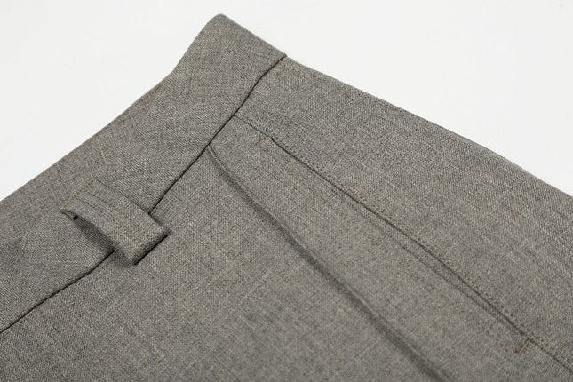 TALKLESSFASHION GXFortune American Three-Dimensional Silhouette Trousers Men's Straight Loose Premium Drape Casual Commuter Suit Pants