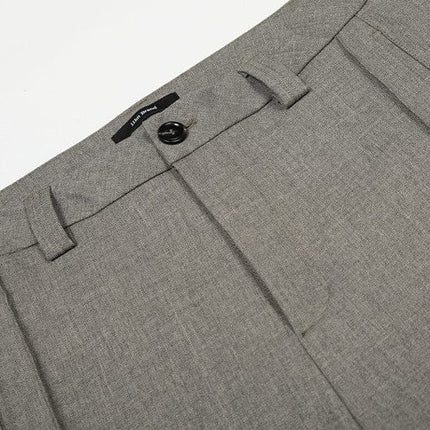TALKLESSFASHION GXFortune American Three-Dimensional Silhouette Trousers Men's Straight Loose Premium Drape Casual Commuter Suit Pants
