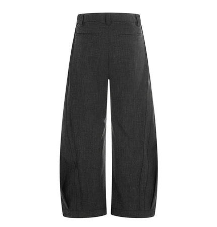 THETLSTUDIO GXFortune American Three-Dimensional Silhouette Trousers Men's Straight Loose Premium Drape Casual Commuter Suit Pants