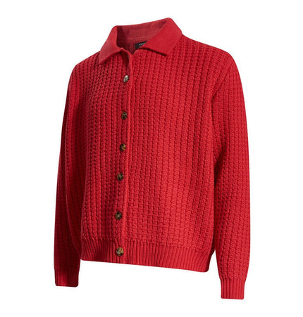 THETLSTUDIO GXFortune American Vintage Button-Down Cardigan Sweater Cleanfit Versatile Lazy Short Knit