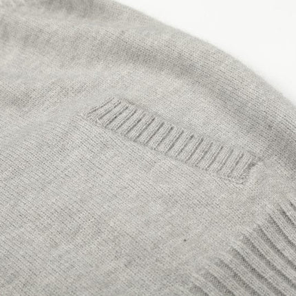 TALKLESSFASHION GXFortune American Vintage Cleanfit Knit Men's and Women's Loose Casual Zip Cardigan Hooded Sweater