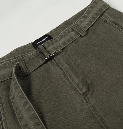 THETLSTUDIO GXFortune American Vintage Design Straight Slacks Men's and Women's Cleanfit slimming wide-leg jeans