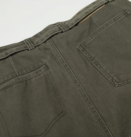 THETLSTUDIO GXFortune American Vintage Design Straight Slacks Men's and Women's Cleanfit slimming wide-leg jeans