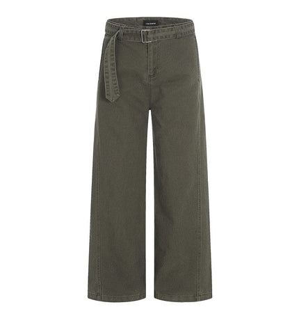 THETLSTUDIO GXFortune American Vintage Design Straight Slacks Men's and Women's Cleanfit slimming wide-leg jeans