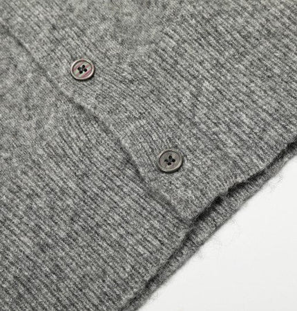 THETLSTUDIO GXFortune Fall/Winter American Lazy Luxury Wool Blend Cardigan Sweater Loose Knitwear Couple