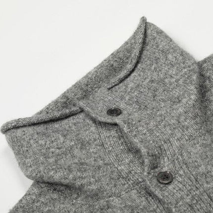 TALKLESSFASHION GXFortune Fall/Winter American Lazy Luxury Wool Blend Cardigan Sweater Loose Knitwear Couple