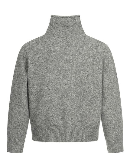 TALKLESSFASHION GXFortune Fall/Winter American Lazy Luxury Wool Blend Cardigan Sweater Loose Knitwear Couple