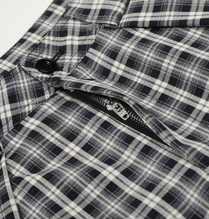 THETLSTUDIO GXFortune Minimalist Pleated Three-dimensional Plaid Wide-Leg Slacks Genderless Vintage Versatile Loose Long Pants