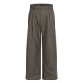 TALKLESSFASHION GXFortune Old Money Style Striped Coffee Color Straight Leg Trousers Men's and Women's Commuter Casual Pants Draped Vintage Pants