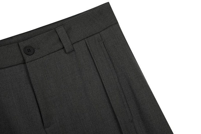 TALKLESSFASHION GXFortune Retro Deconstructed Design Old Money Style Trousers for Men and Women Loose Casual High-End Straight Pants