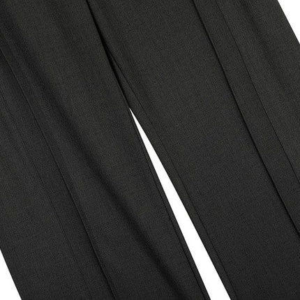 TALKLESSFASHION GXFortune Retro Deconstructed Design Old Money Style Trousers for Men and Women Loose Casual High-End Straight Pants