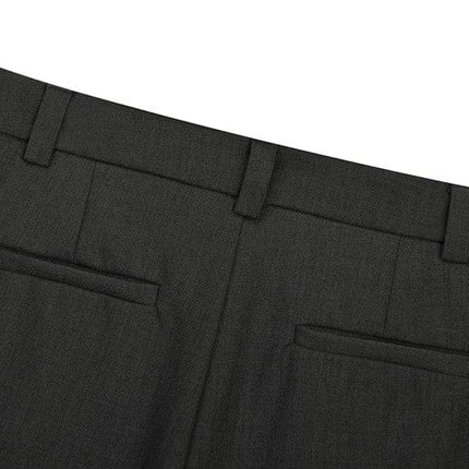 TALKLESSFASHION GXFortune Retro Deconstructed Design Old Money Style Trousers for Men and Women Loose Casual High-End Straight Pants