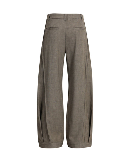 TALKLESSFASHION GXFortune Retro Deconstructed Design Old Money Style Trousers for Men and Women Loose Casual High-End Straight Pants