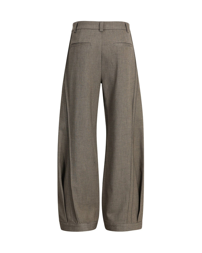 TALKLESSFASHION GXFortune Retro Deconstructed Design Old Money Style Trousers for Men and Women Loose Casual High-End Straight Pants