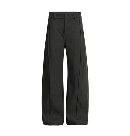 THETLSTUDIO GXFortune Retro Deconstructed Design Old Money Style Trousers for Men and Women Loose Casual High-End Straight Pants