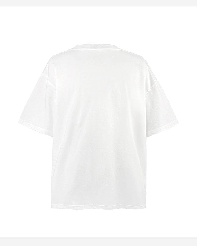 TALKLESSFASHION Heavy Cotton Portrait Print T-shirt