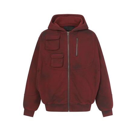 TALKLESSFASHION Heavy Functional Pocket Hoodie