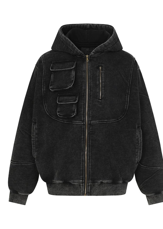 TALKLESSFASHION Heavy Functional Pocket Hoodie