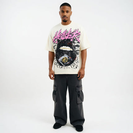 TALKLESSFASHION HELLSTAR All-Over Vintage T-Shirt
