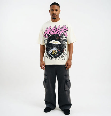 THETLSTUDIO HELLSTAR All-Over Vintage T-Shirt