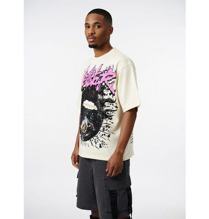 THETLSTUDIO HELLSTAR All-Over Vintage T-Shirt