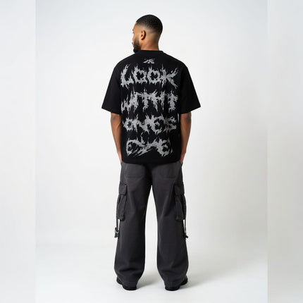 TALKLESSFASHION HELLSTAR All-Over Vintage T-Shirt