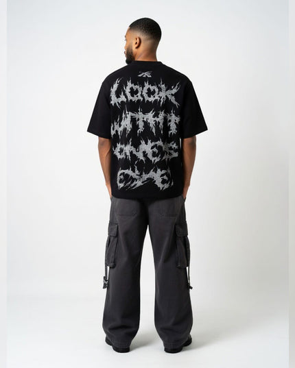 TALKLESSFASHION HELLSTAR All-Over Vintage T-Shirt