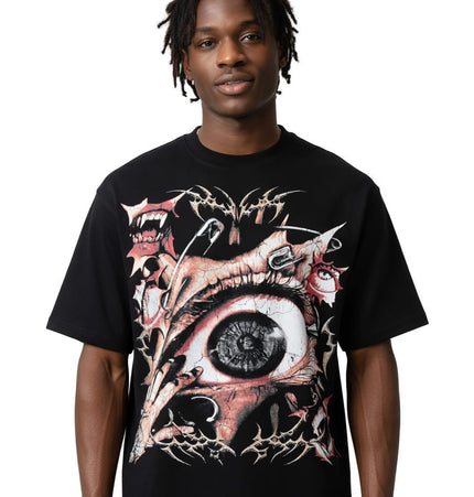 THETLSTUDIO HELLSTAR All-Over Vintage T-Shirt