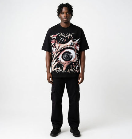 THETLSTUDIO HELLSTAR All-Over Vintage T-Shirt