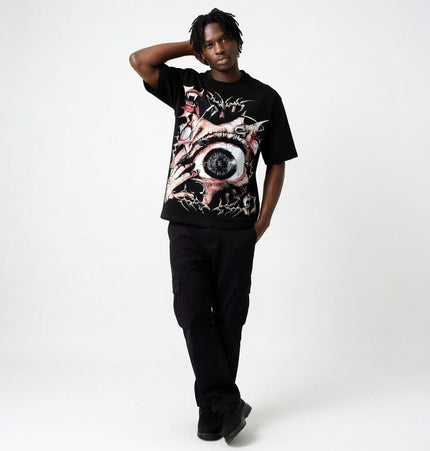 THETLSTUDIO HELLSTAR All-Over Vintage T-Shirt