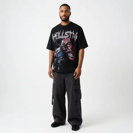TALKLESSFASHION HELLSTAR All-Over Vintage T-Shirt