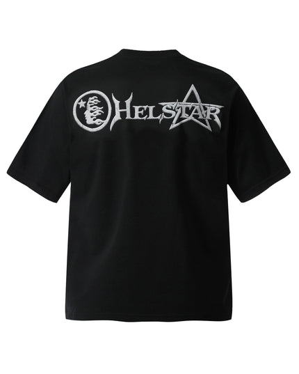 TALKLESSFASHION HELLSTARSTA All-over vintage short sleeve T-shirt tie clip