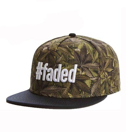 THETLSTUDIO Hemp leaf - faded Faded Fashion Hip Hop Athleisure Men and Women Breathable Caps Adult Adjustable Flat Brim Hat Sun Hat Baseball Cap