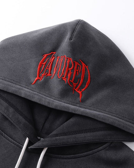 TALKLESSFASHION High Street Contrast Stitching Two Piece Hooded Pullover