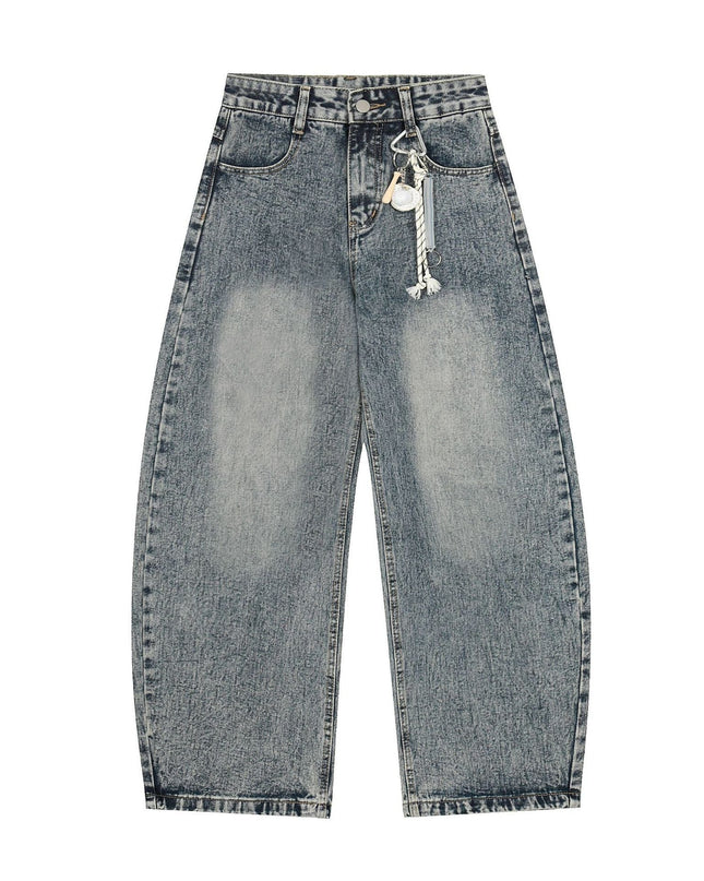TALKLESSFASHION High Street Three-Bar Scimitar Jeans