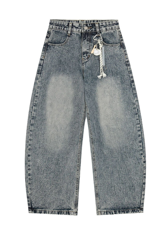 TALKLESSFASHION High Street Three-Bar Scimitar Jeans