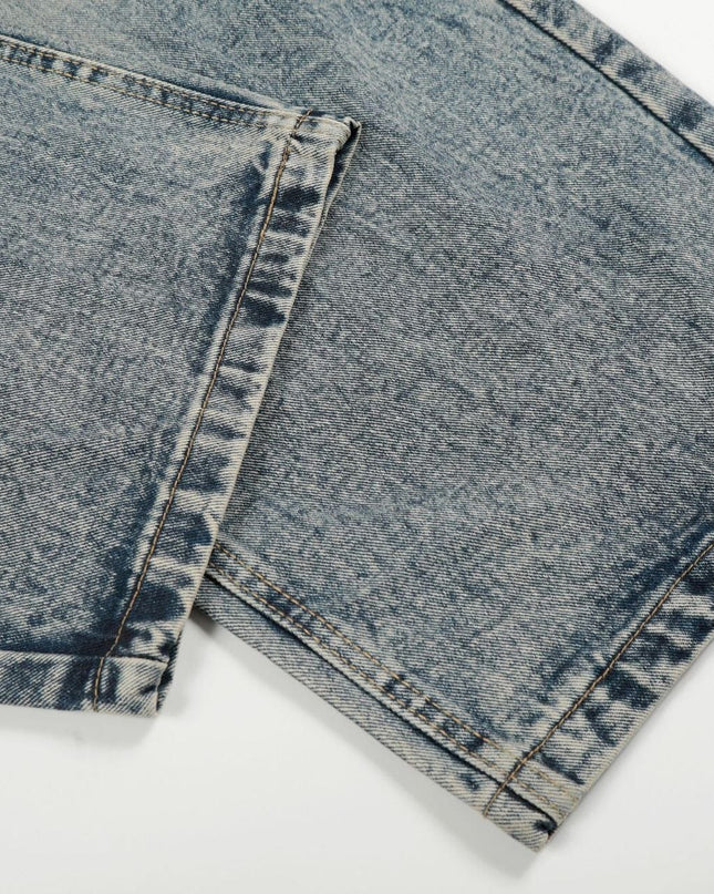 TALKLESSFASHION High Street Three-Bar Scimitar Jeans