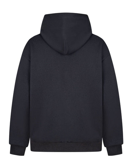 TALKLESSFASHION high street trendy zip Letter print hoodie