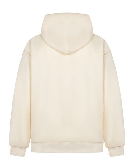 TALKLESSFASHION high street trendy zip Letter print hoodie