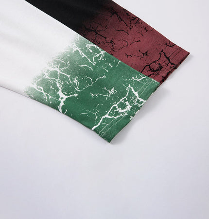 THETLSTUDIO Hip-Hop Motorcycle Dark Print Long Sleeve Tee