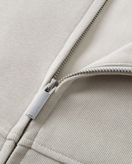 TALKLESSFASHION Hip-Hop Oversized Zipper Hoodie
