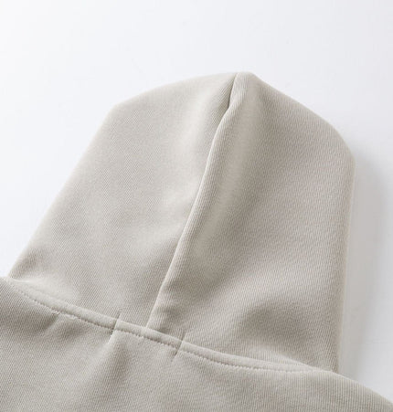 TALKLESSFASHION Hip-Hop Oversized Zipper Hoodie