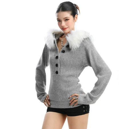 THETLSTUDIO Hot Girl Waist-Cinch Knit Top