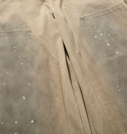 THETLSTUDIO Jiaqlo 2026 new wasteland style American retro stained washed wide-leg jeans straight ink splashed logging pants