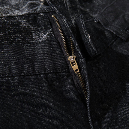 TALKLESSFASHION Jiayiku 2026 new arrivals American high street RO style heavy washed workwear wide-leg jeans loose logging pants