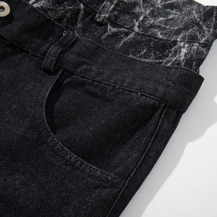 TALKLESSFASHION Jiayiku 2026 new arrivals American high street RO style heavy washed workwear wide-leg jeans loose logging pants
